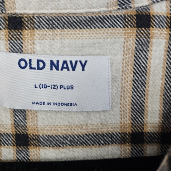 Old Navy Girls Flannel Large Plus 10/12 - Picture 2 of 3